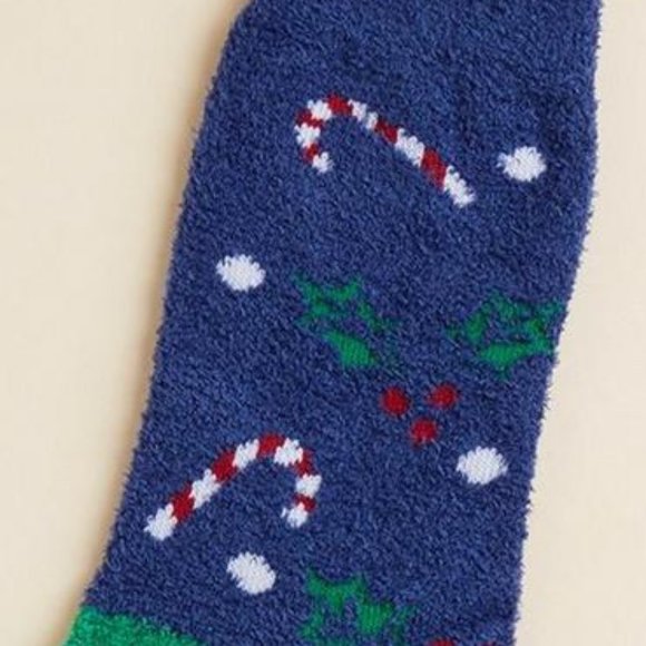 ❤️NWT VINTAGE TORRID CREW SOCKS GINGERBREAD MAN & CANDY CANE CHRISTMAS HOLIDAY - Picture 3 of 8